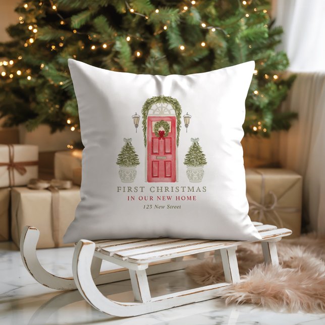 Eerste kerst in nieuw huis  kussen (Creator heeft geüpload)