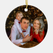 Eerste kerst in ons nieuwe huis 2025 keramisch ornament (Voorkant)