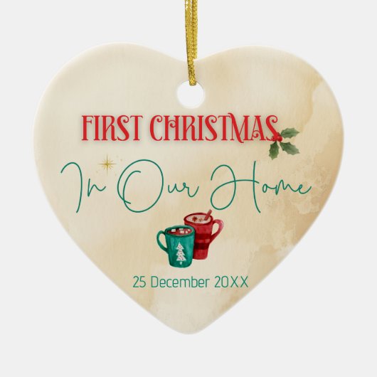 Eerste kerst in ons Ornament (Voorkant)