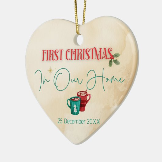 Eerste kerst in ons Ornament  (Links)