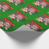 Eerste kerst inpakpapier (Hoek)