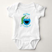Eerste kerst Koekiemonster Romper (Voorkant)