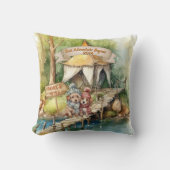 Eerste kerst Koppel Kerst Nieuwgetrouwd Ornament Kussen (Voorkant)