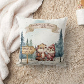 Eerste kerst Koppel Kerst Nieuwgetrouwd Ornament Kussen (Deken)