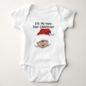 Eerste kerst Latino Baby Romper (Voorkant)