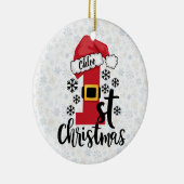 Eerste kerst magie keramisch ornament (Rechts)