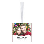 Eerste kerst Merry & Married 2 Foto Decoratie (Rechts)