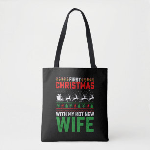 Eerste kerst met mijn hete nieuwe vrouw familie le tote bag