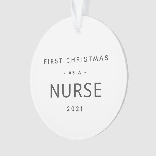 Eerste kerst met normale feestdag ornament (voorkant)