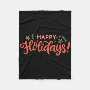 Eerste kerst Mooie Dieren Letters Jongensnaam Baby Fleece Deken