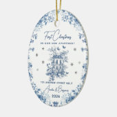 Eerste kerst nieuwe appartement Ornament (Links)