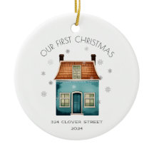 Eerste kerst Nieuwe Home Kerst Ornament