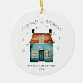 Eerste kerst Nieuwe Home Kerst Ornament