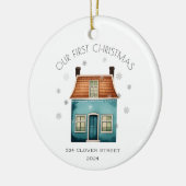Eerste kerst Nieuwe Home Kerst Ornament (Links)