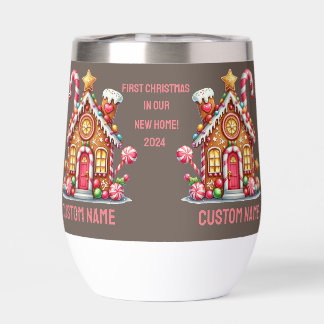 Eerste kerst nieuwe huis citaat brnWater fles