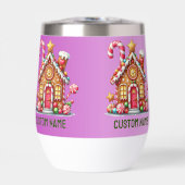 Eerste kerst nieuwe huis quote Lavend Water Bottle (Voorkant)