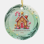 Eerste kerst nieuwe huis quote Ornament (Voorkant)