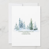 Eerste kerst nieuwe huis voor de Feestdagen verhui Kaart (Achterkant)