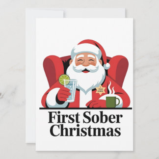 Eerste kerst nuchter Kerstman Nuchterheid Kerstmis