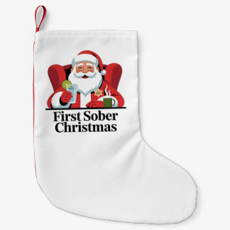 Eerste kerst nuchter Kerstman Nuchterheid Kerstmis Kleine Kerstsok