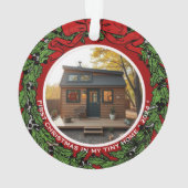 Eerste kerst op mijn kleine foto ornament (achterkant)