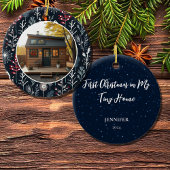 Eerste kerst op mijn Tiny Home foto Keramisch Ornament