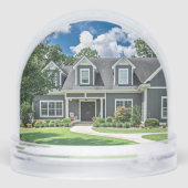 Eerste kerst op nieuwe foto sneeuwbol (Achterkant)