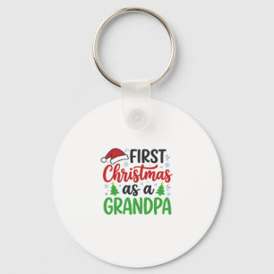 Eerste kerst Opa Kerstman Hoed Sleutelhanger