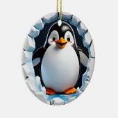 Eerste kerst pinguïn Ornament (Rechts)