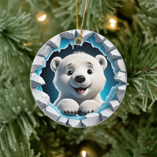 Eerste kerst Polar Beer Ornament (Boom)