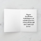 Eerste kerst puppy kaart (Binnen)