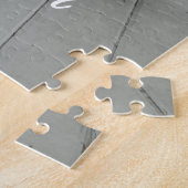 Eerste kerst samen grappige fotonaam legpuzzel (Zijkant)