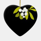 Eerste kerst samen jubileum bewerkbaar keramisch ornament (Achterkant)