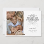 Eerste kerst samen Kerstkaart met 4 foto's (Achterkant)