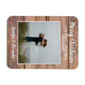 Eerste kerst samen Kerstmis foto Magneet (Horizontaal)