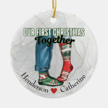 Eerste kerst samen paar in Sokken