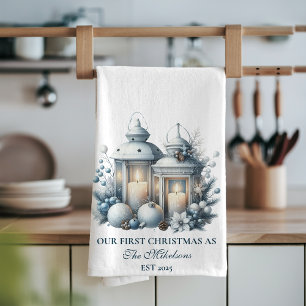 Eerste kerst samen theedoek