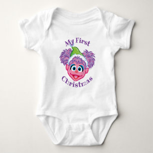 Eerste kerst Santa-hoed Abby Romper