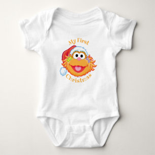 Eerste kerst Santa hoed Zoe Romper
