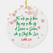 Eerste Kerst schattig Zebra baby Ornament (Achterkant)