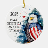 Eerste kerst US Citizen Ornament Eagle (Voorkant)