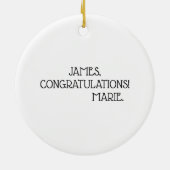 Eerste kerst US Citizen Ornament Eagle (Achterkant)