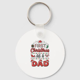 Eerste kerst Vader Vakantie Sleutelhanger