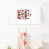 Eerste kerst Vader Vakantie Spandoek (Insitu)