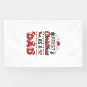 Eerste kerst Vader Vakantie Spandoek (Horizontaal)