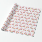 Eerste kerst van de baby cadeaupapier (Uitgerold)