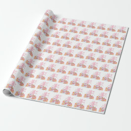 Eerste kerst van de baby cadeaupapier