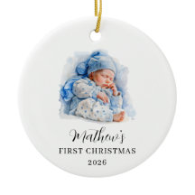 Eerste kerst van de baby
