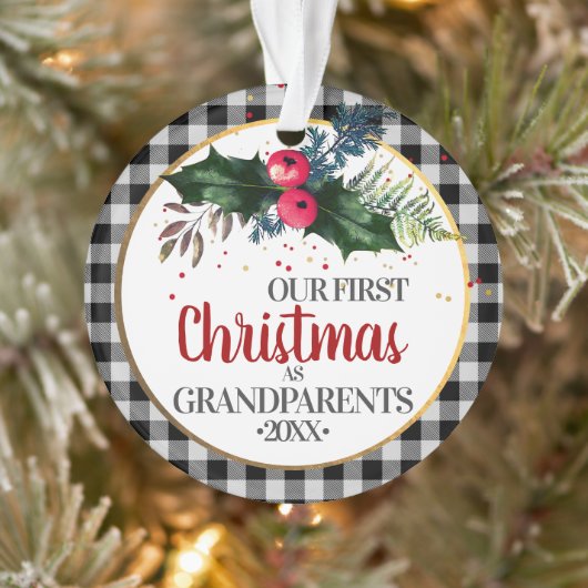 Eerste kerst van de grootouders ornament (Boom)
