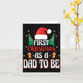 Eerste kerst van een man als aanstaande vader - Ba Kaart (Gele Bloem)